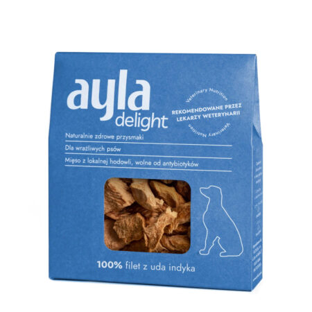 Przysmaki dla psa AYLA Delight | Filet z uda indyka | Liofilizowane